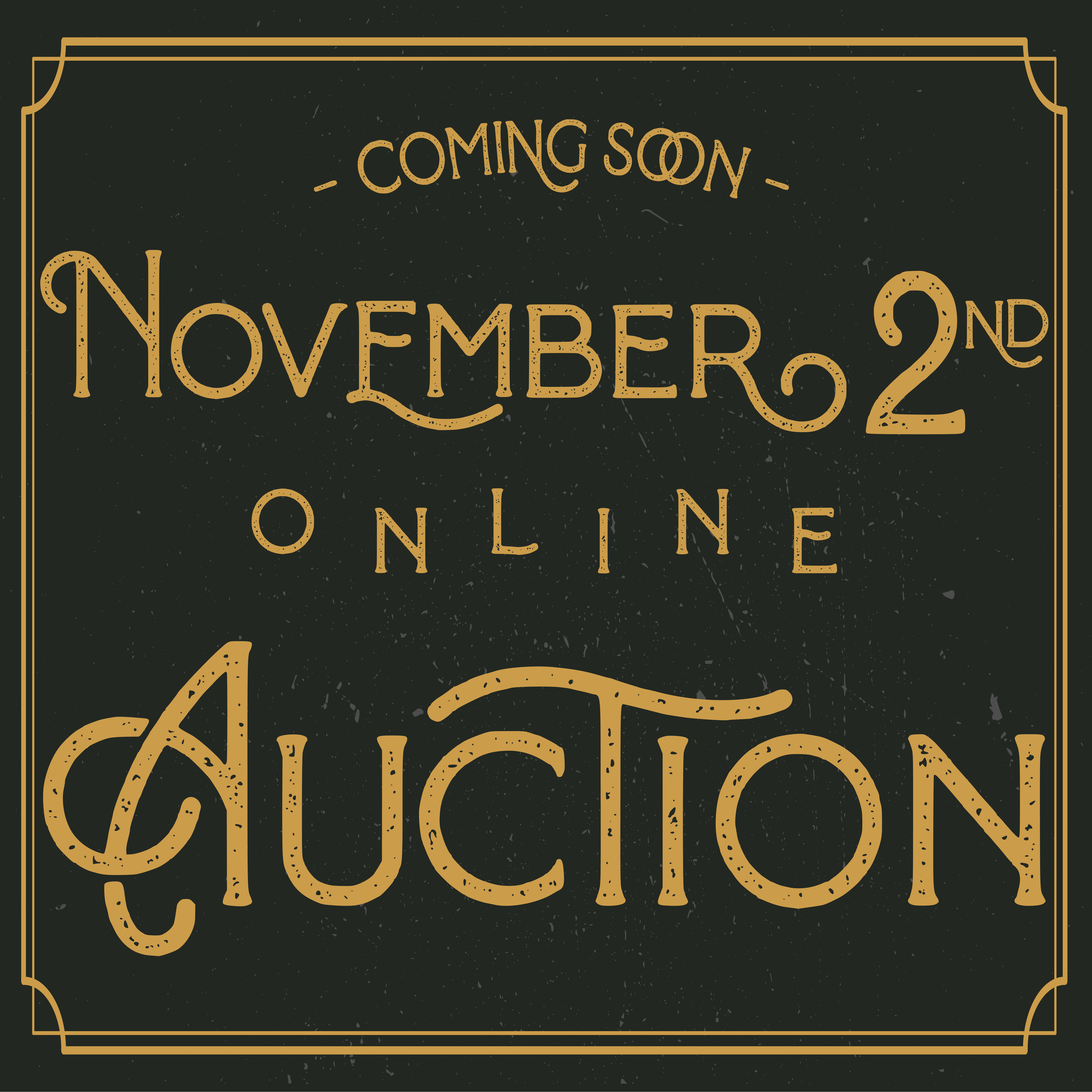 November 2nd Online Auction