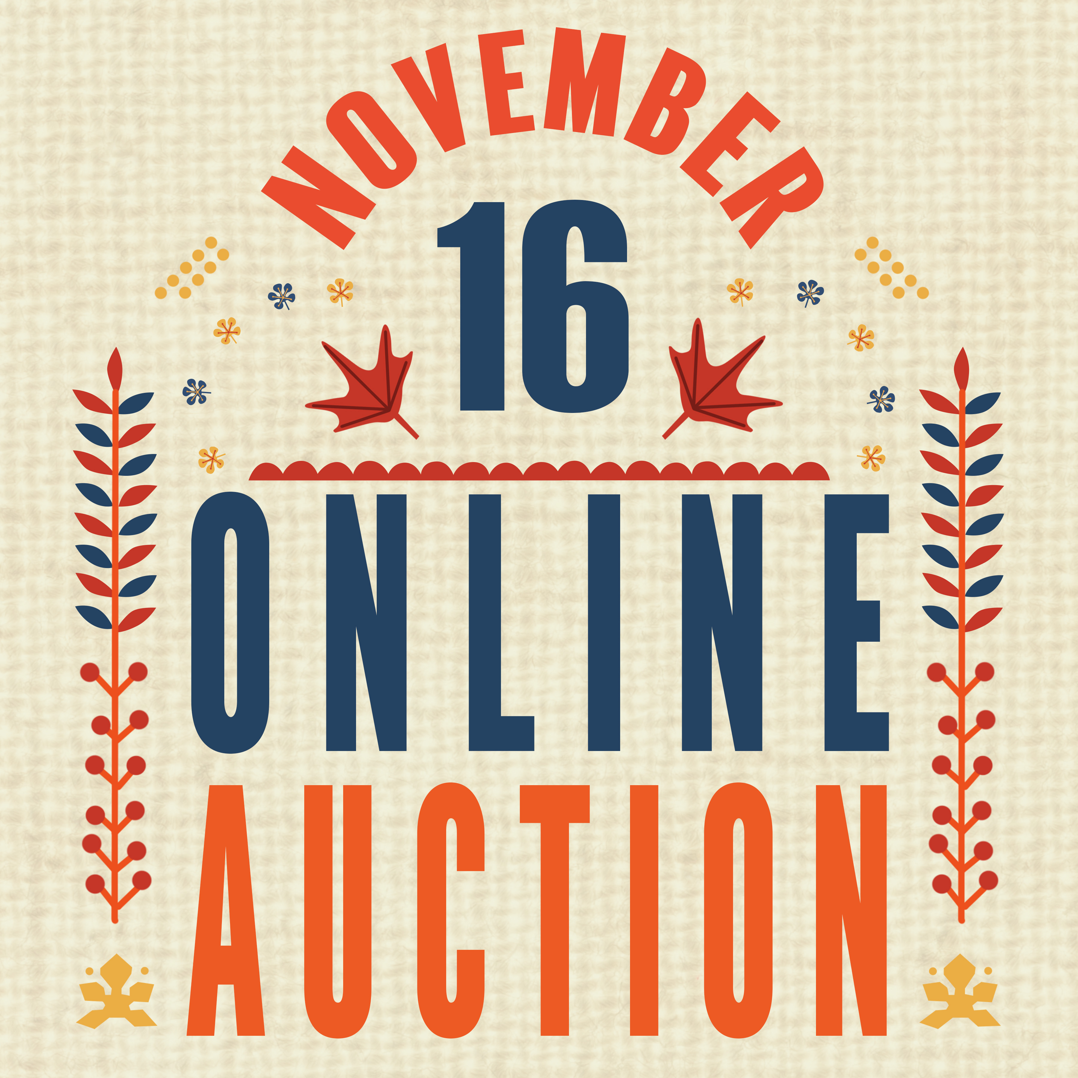 November 16th Online Auction